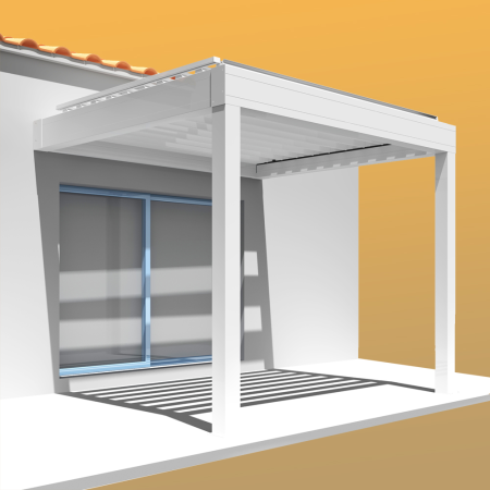 Pérgola Bioclimática LOLITE 4,00x4,088 M Cilindro com Telecomando  - 4