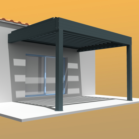 Pérgola Bioclimática SPINELLE 4,50x4,987 M Cilindro com Telecomando  - 3