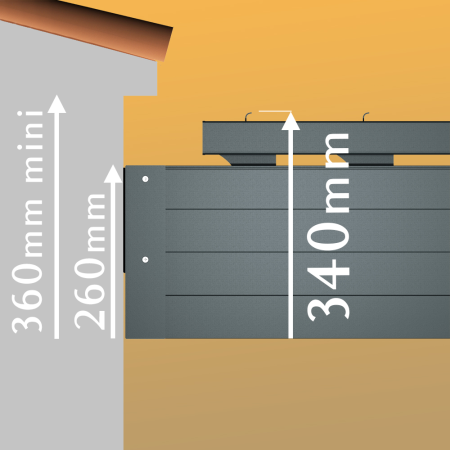 Pérgola Bioclimática SPINELLE 4,50x4,987 M Cilindro com Telecomando  - 5