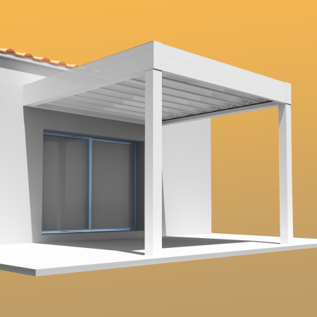 Pérgola retrátil HYLIA 4,50x4,109 M Motorizado com interruptor  - 5