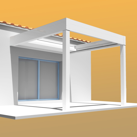 Pérgola retrátil HYLIA 4,50x4,109 M Motorizado com interruptor  - 6