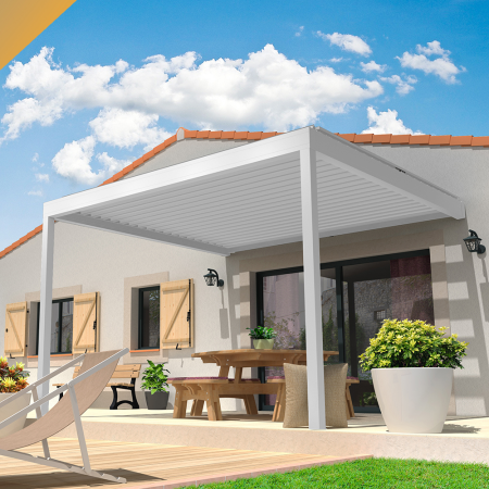 Pérgola Bioclimática LOLITE 4,00x4,088 M Cilindro com Telecomando  - 2